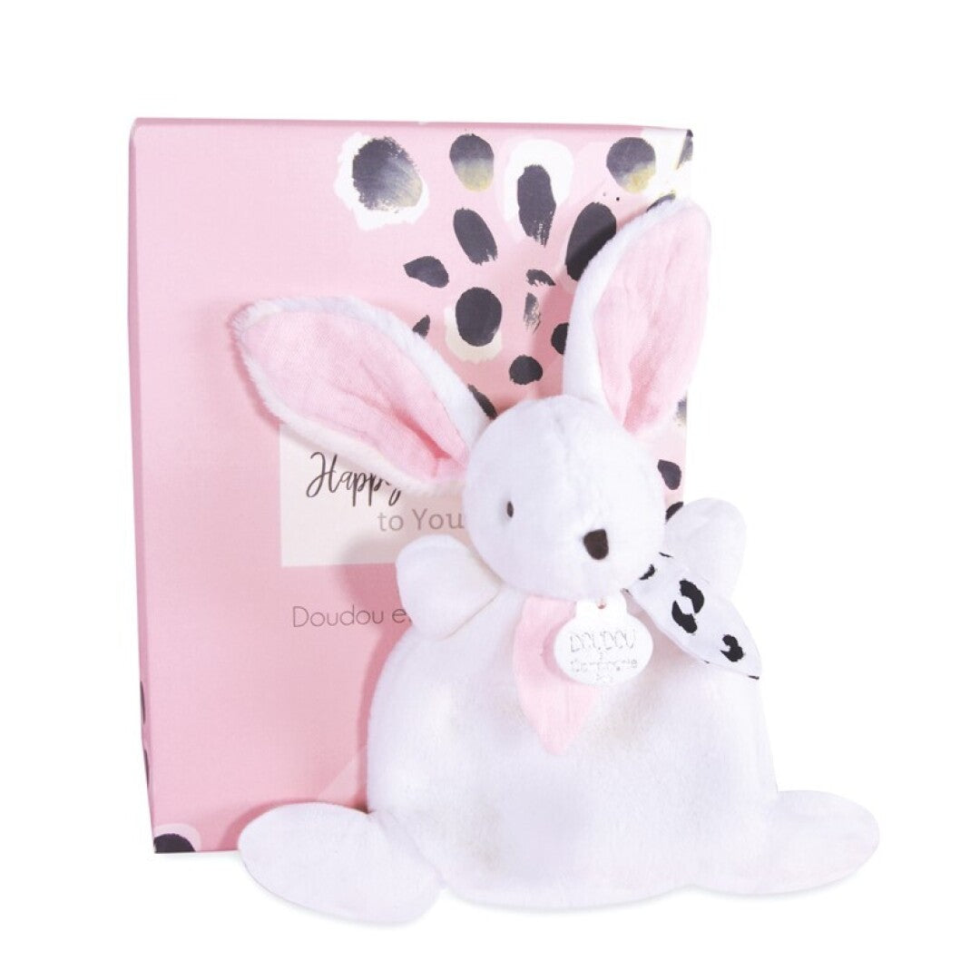 Doudou conejito Happy Blush 17 cm – Doudou plano en caja de regalo – Kulturdenda