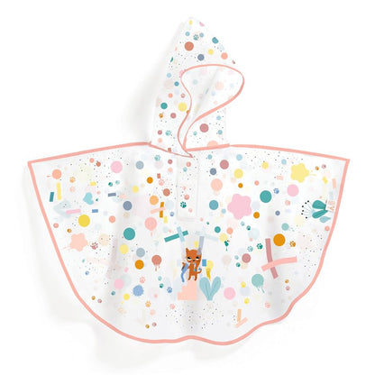 Poncho de lluvia infantil gato – Talla XS (90-110 cm)