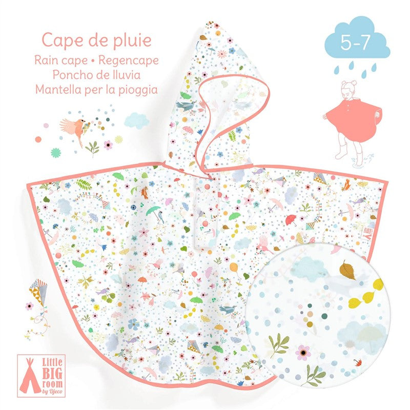 Poncho de lluvia infantil ligereza – Talla S (110-122 cm)