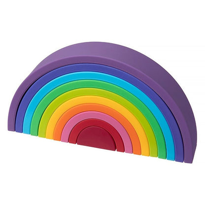 Arcoíris de madera apilable Weibo – Juego creativo