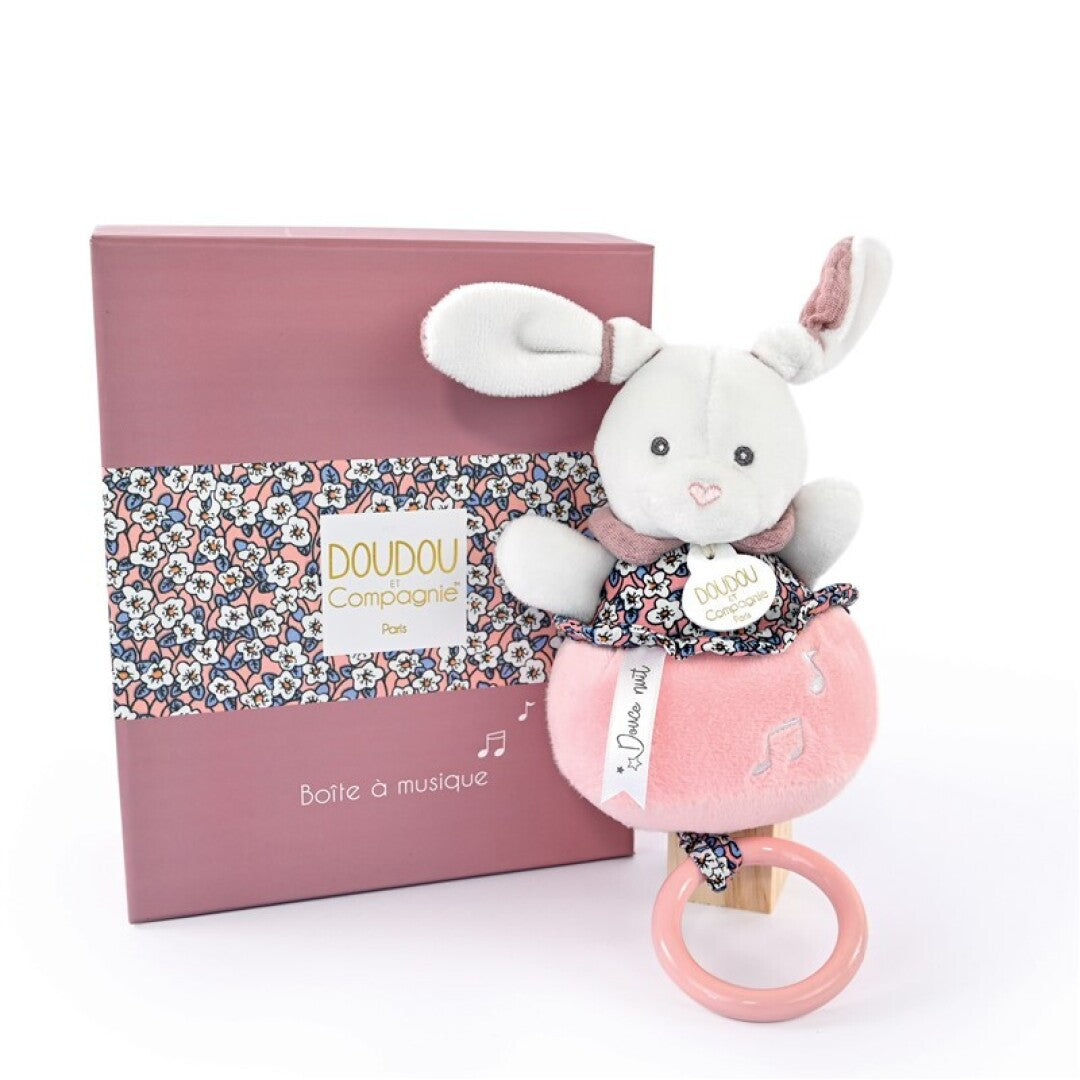 Boh'aime Conejito rosa – Peluche con caja de música – Kulturdenda