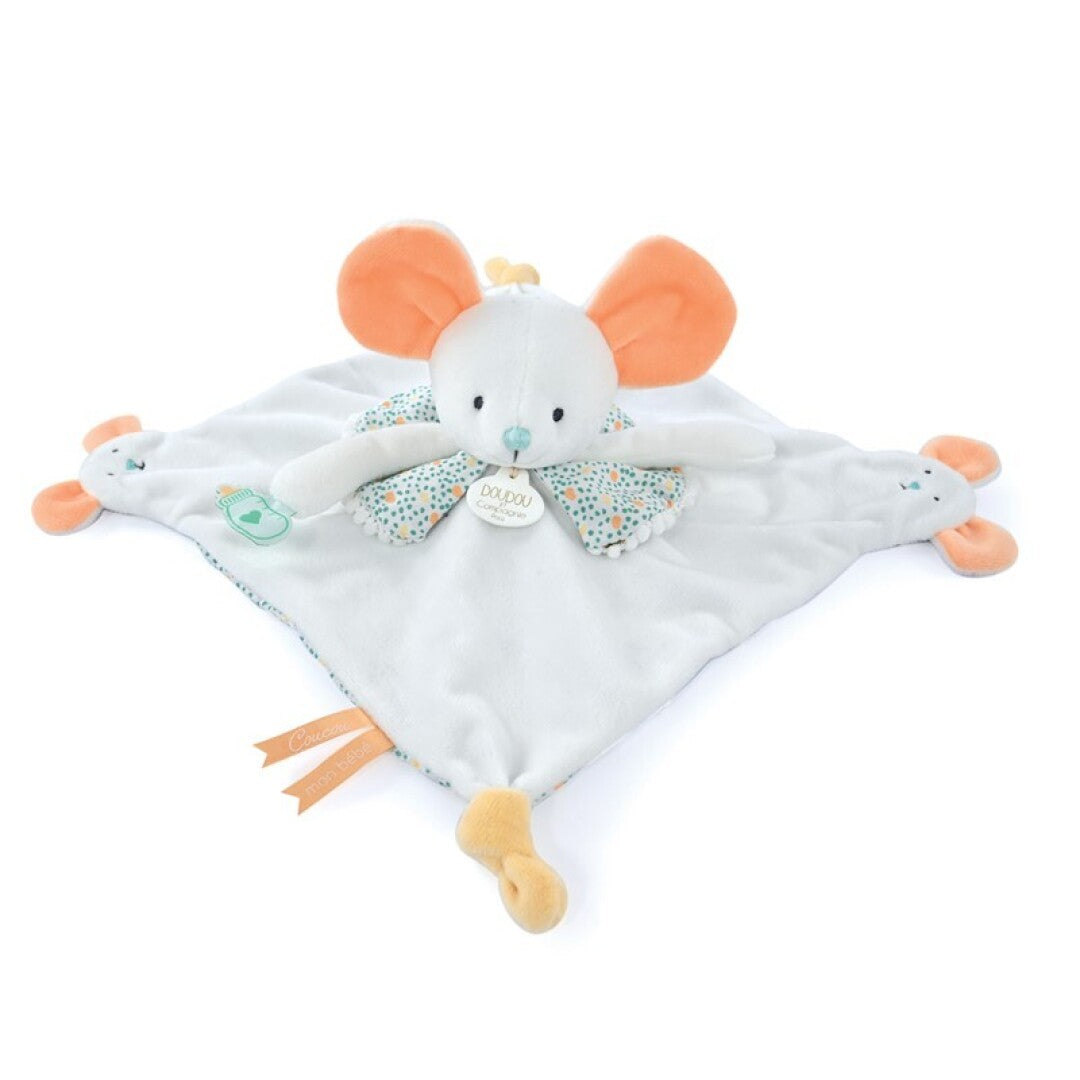 Doudou ratoncito con marionetas de dedo – Doudou para bebé – Kulturdenda