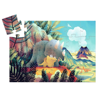 Puzzle silueta Teo el dinosaurio – Puzzle infantil – Kulturdenda