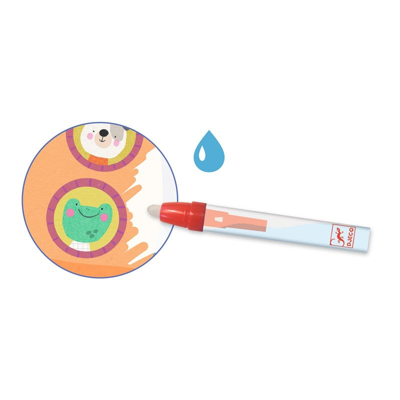 Colorear con agua En la carretera – Actividad mágica infantil – Kulturdenda