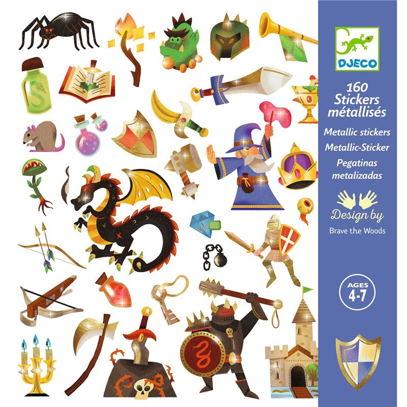 Pegatinas Fantasía medieval – Pegatinas infantiles – Kulturdenda