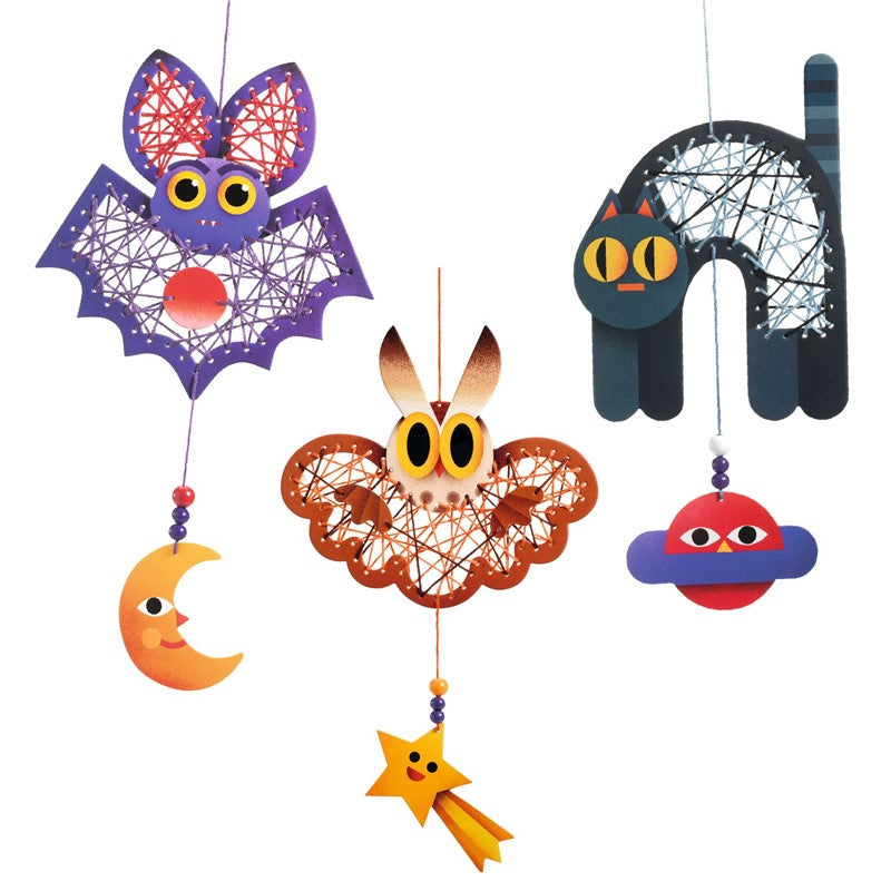 Artistic String La noche – Kit de arte con hilos – Kulturdenda