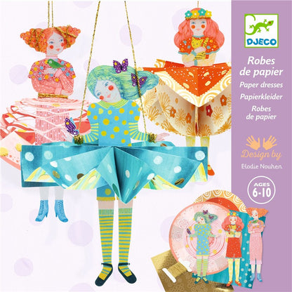 Papel creativo Vestidos – Actividad creativa infantil – Kulturdenda