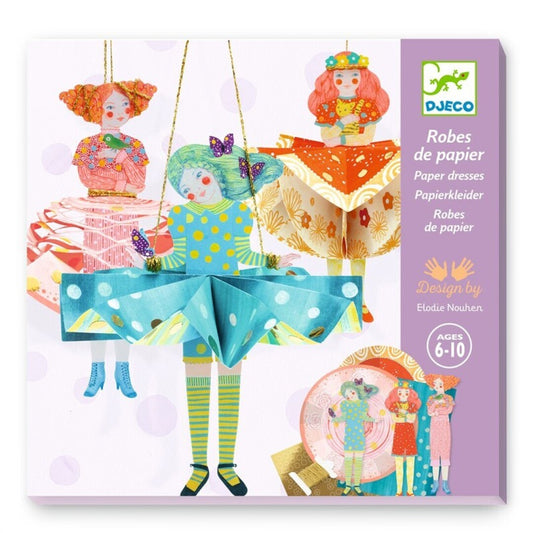 Papel creativo Vestidos – Actividad creativa infantil – Kulturdenda