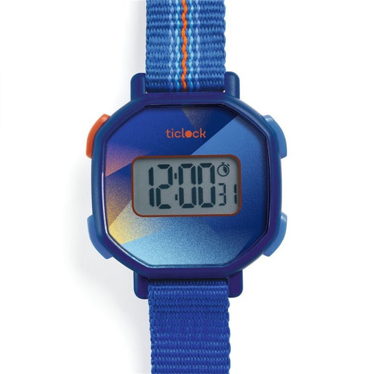Reloj digital infantil Blue Sound – Resistente, multifunción y ajustable