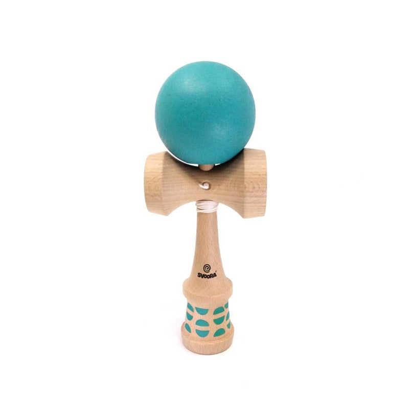 Kendama Geom azul – Juego de habilidad de madera – Kulturdenda
