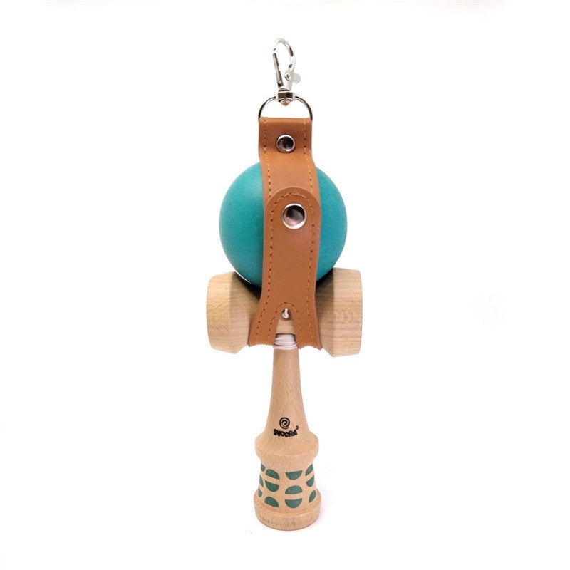 Kendama Geom azul – Juego de habilidad de madera – Kulturdenda