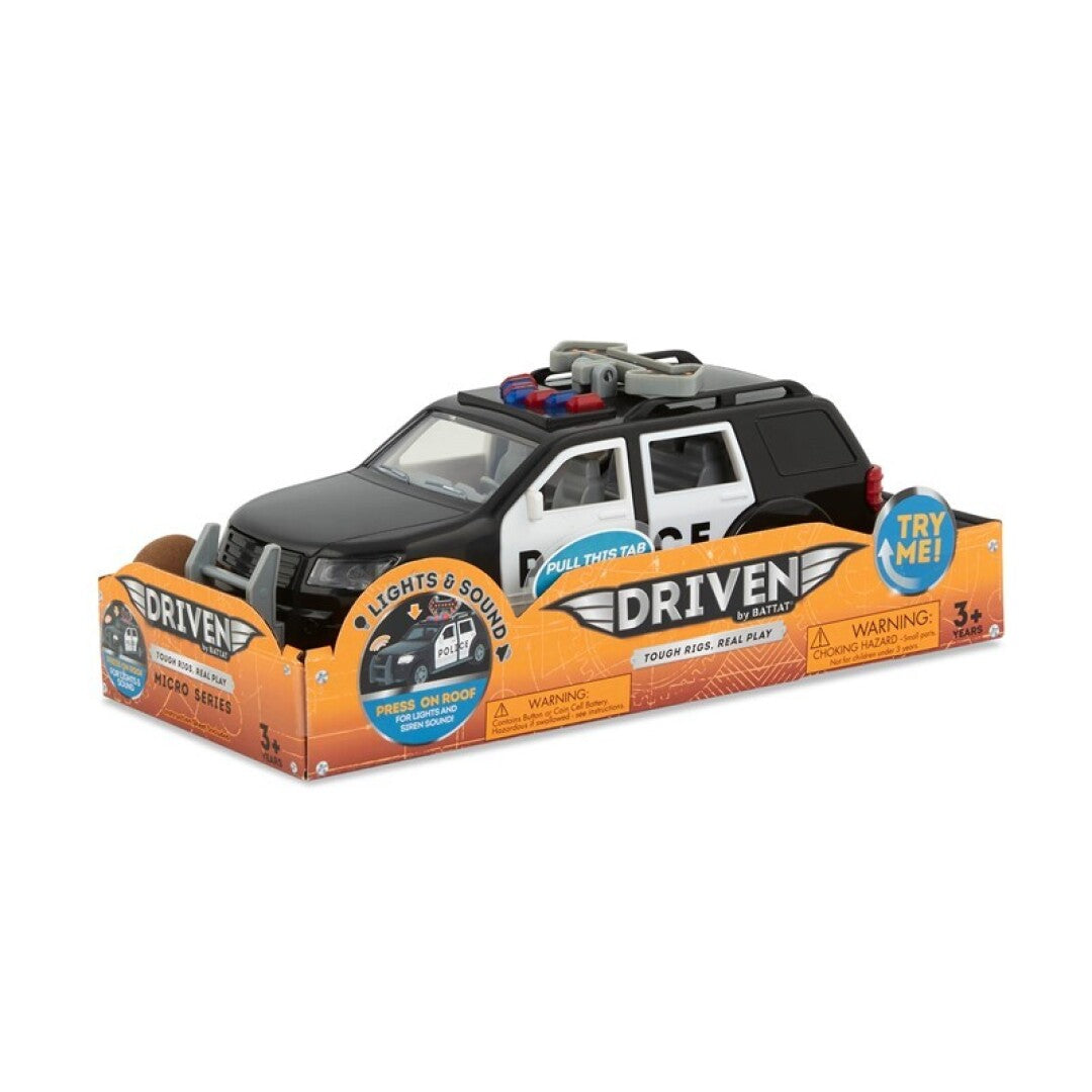 Mini coche de policía Driven – Coche de juguete – Kulturdenda