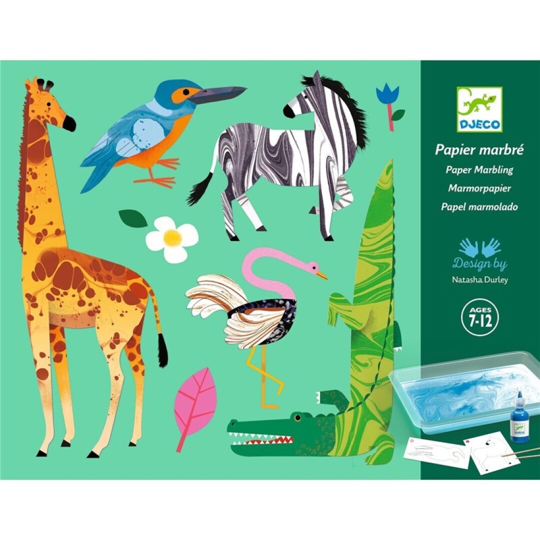 Taller Coloreado – Kit de marmolado infantil – Kulturdenda