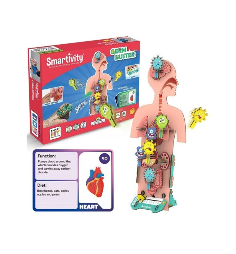 Smartivity Cuerpo Humano Antigérmenes – Juego STEM Educativo de Biología