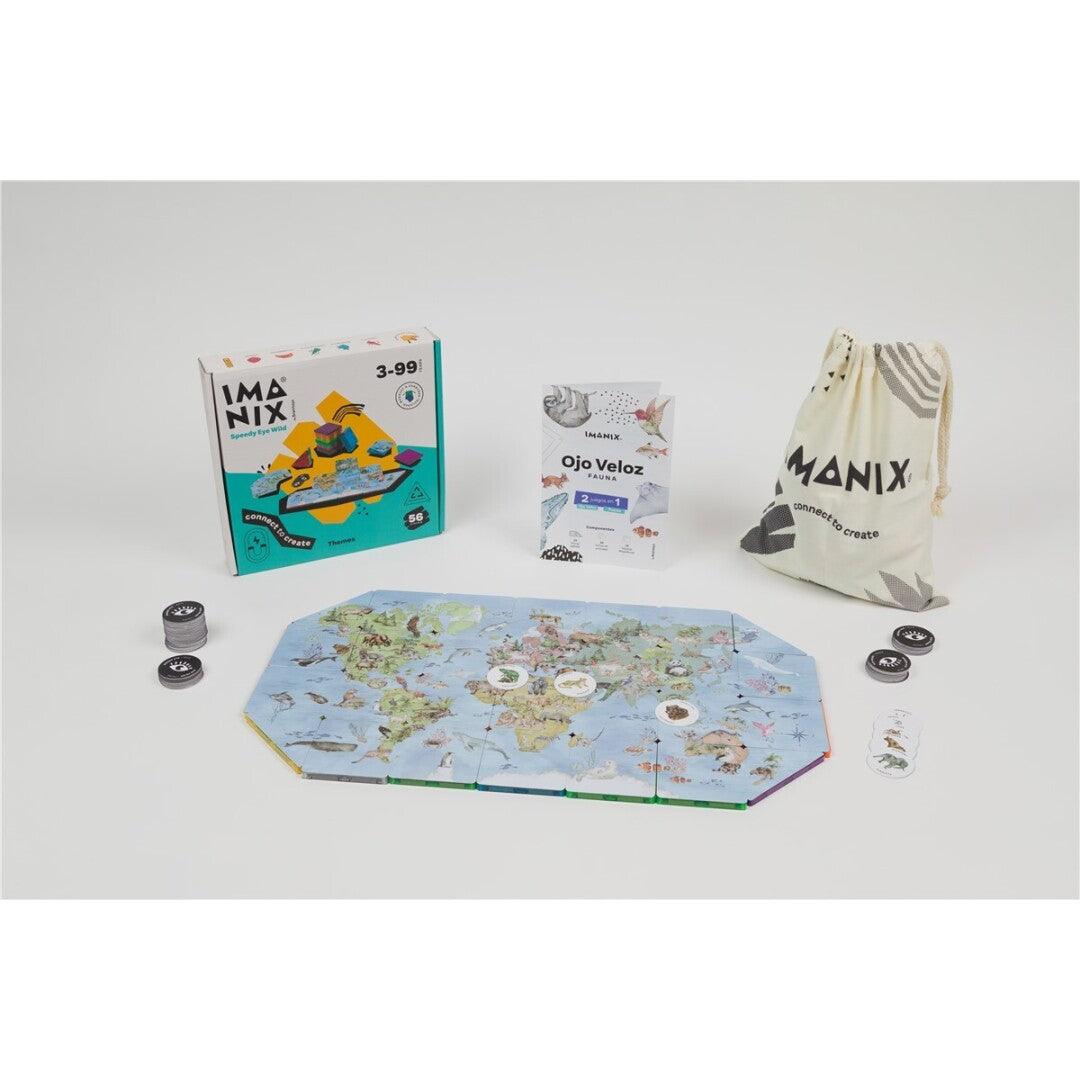 Imanix Speedy Eye – Juego magnético de observación y rapidez (56 piezas)