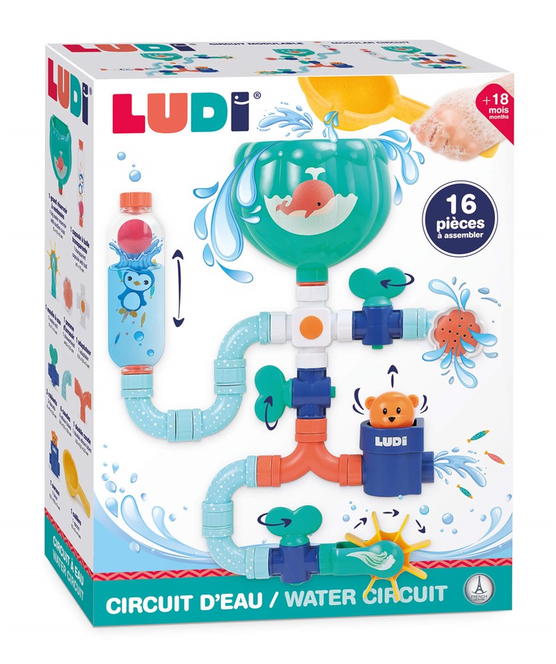 Circuito de agua grande Ludi – Juego acuático interactivo