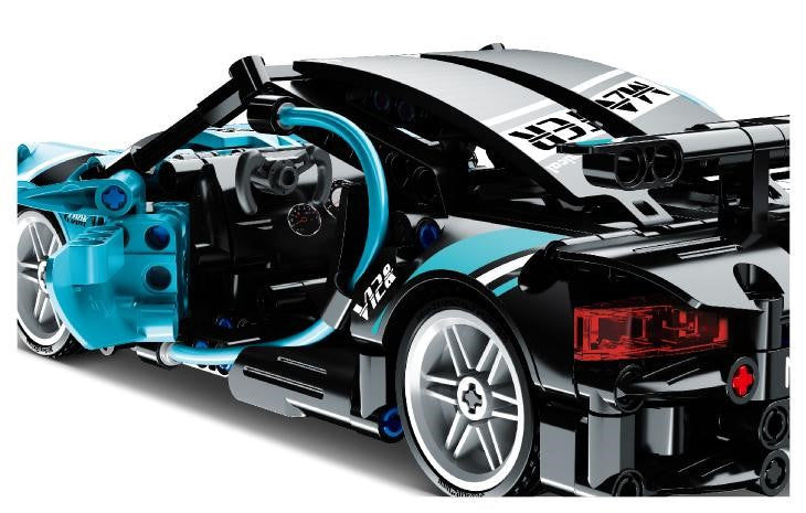 IM Master Coche de carreras azul – 422 piezas (compatible)