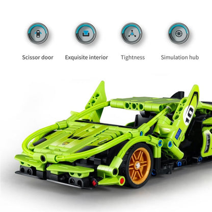 IM Master Coche de carreras verde – 457 piezas (compatible)