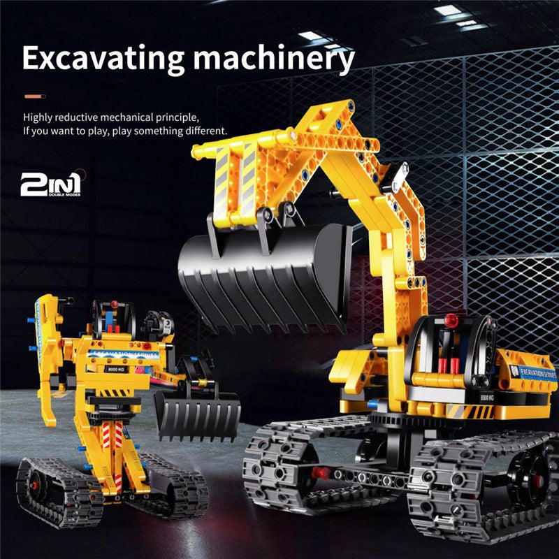 IM Master Excavadora y robot 2 en 1 – 342 piezas