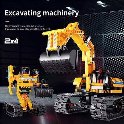 IM Master Excavadora y robot 2 en 1 – 342 piezas