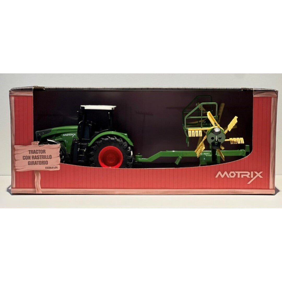 Motrix Tractor con rastrillo giratorio – Tractor de juguete – Kulturdenda