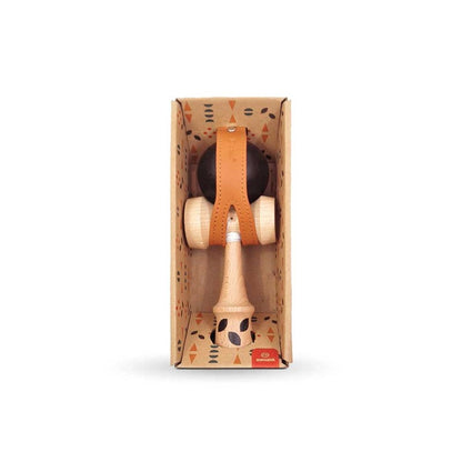 Kendama Geom negra – Juego de habilidad de madera – Kulturdenda