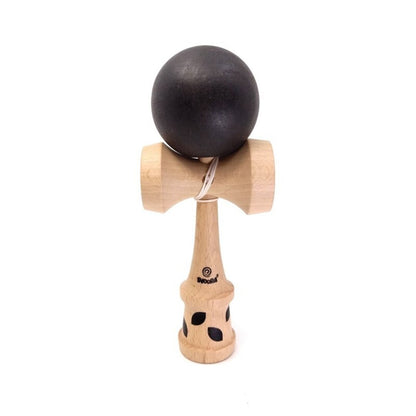 Kendama Geom negra – Juego de habilidad de madera – Kulturdenda