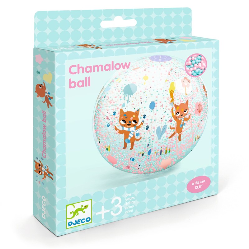 Pelota inflable Chamalow Ø 35 cm – Juego de habilidad