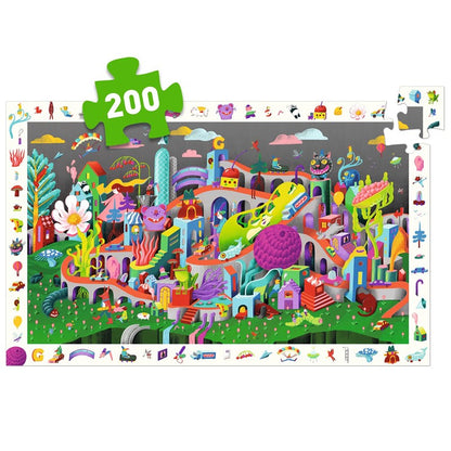 Puzzle de observación Crazy Town – Puzzle infantil – Kulturdenda