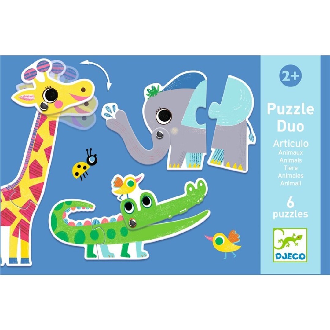 Puzzle Animales articulados – Puzzle educativo infantil – Kulturdenda