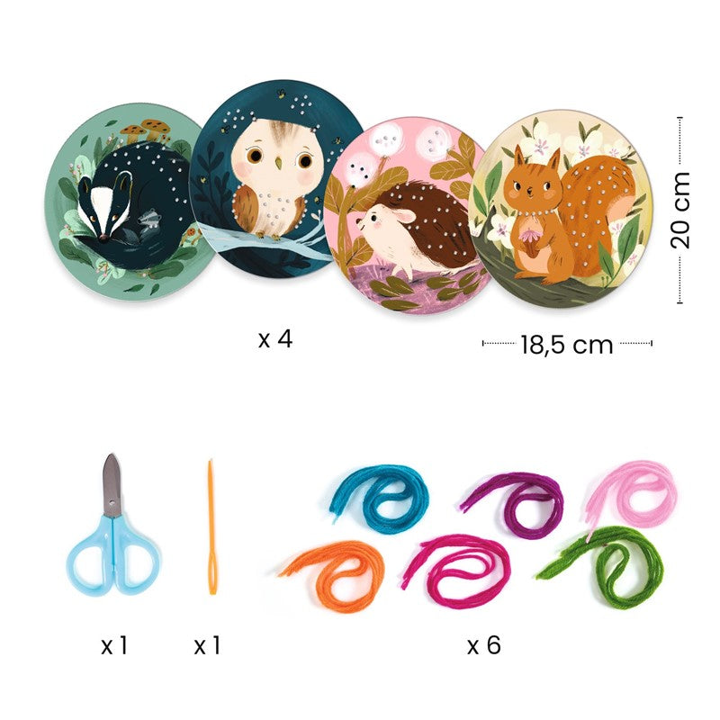 Ensartes Experimentos con hilos – Kit de ensartar infantil – Kulturdenda