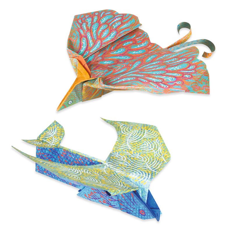 Papiroflexia Origami Pájaros – Kit creativo infantil
