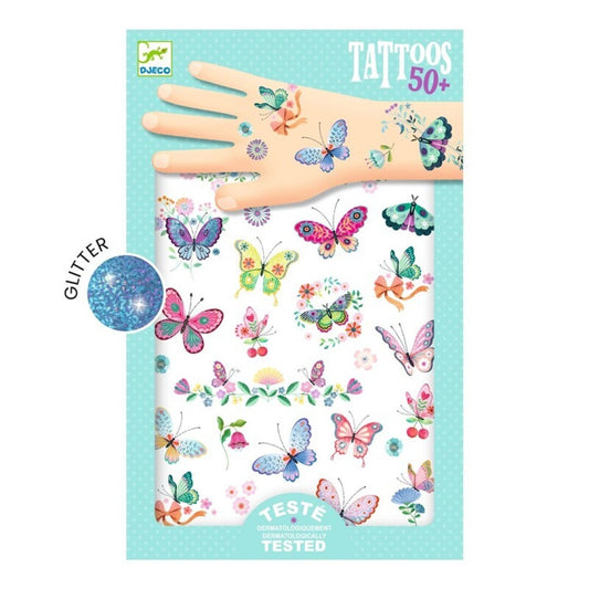 Tatuajes infantiles Mariposas de ensueño – Pegatinas temporales