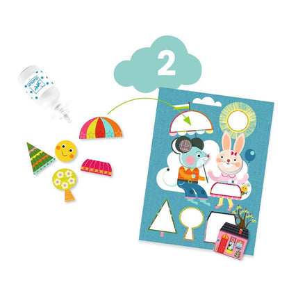 Cofre multiactividad El gato y sus amigos – Kit creativo infantil