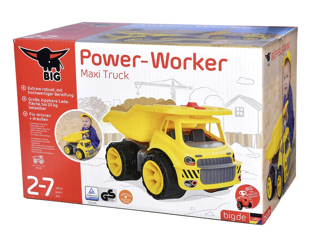 BIG Power Worker Maxi Truck – Camión volquete de juguete – Kulturdenda