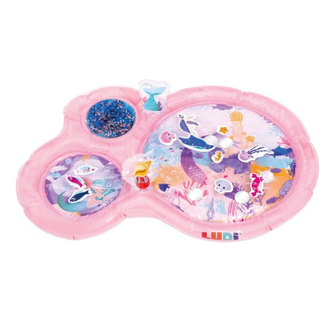 Área de juego sirena Ludi – Alfombra acuática sensorial