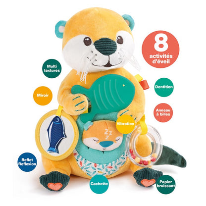Peluche actividades Ludi nutria – Juego sensorial bebé