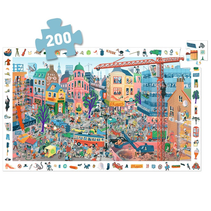 Puzzle de observación La ciudad – Puzzle infantil – Kulturdenda