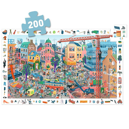 Puzzle de observación La ciudad – Puzzle infantil – Kulturdenda