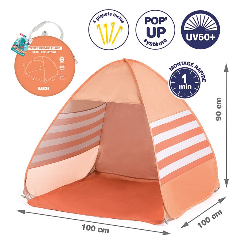 Tienda Refugio Playa Infantil LUDI UV50+ Pop Up