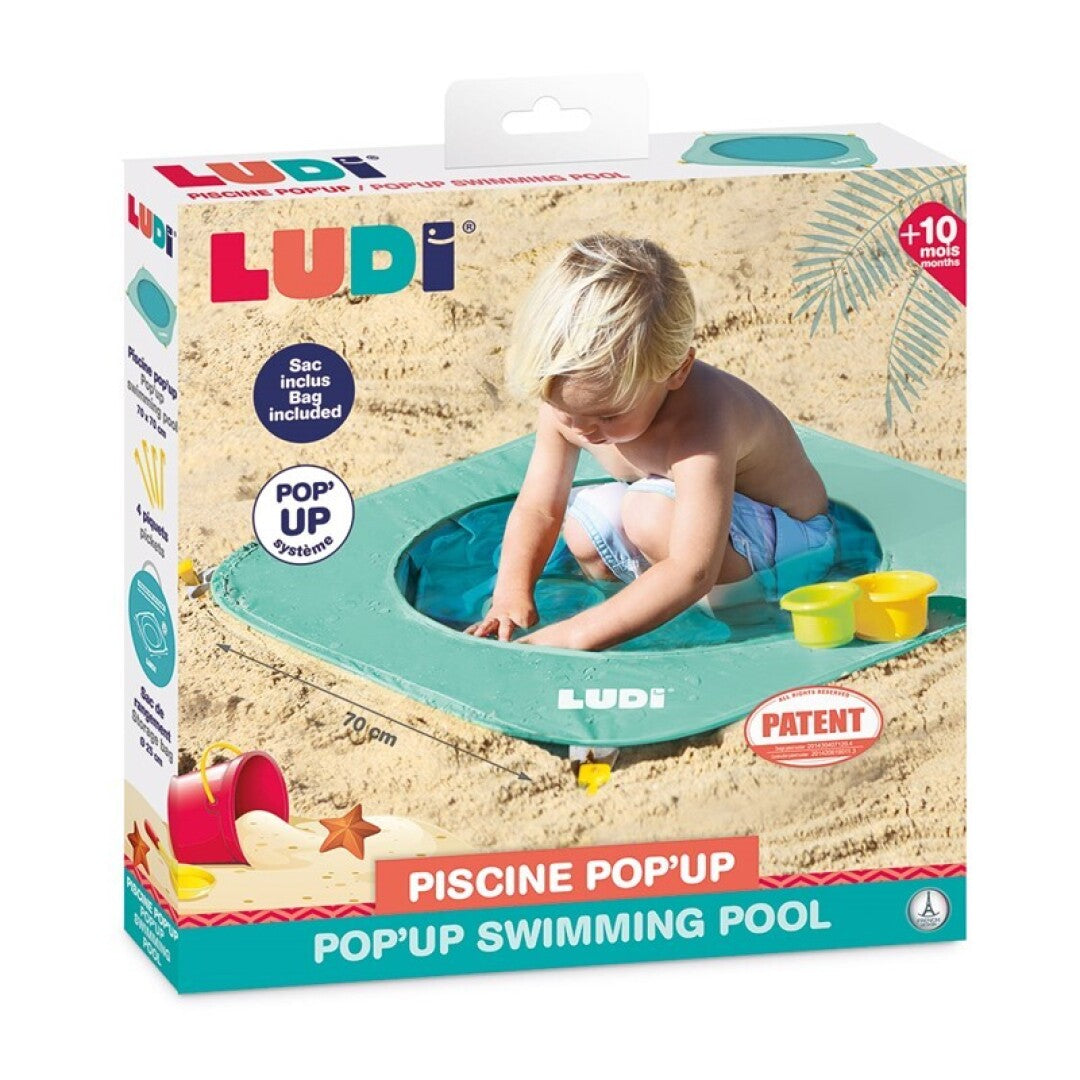 Piscina Infantil Pop-Up LUDI para Bebé – Plegable y Portátil