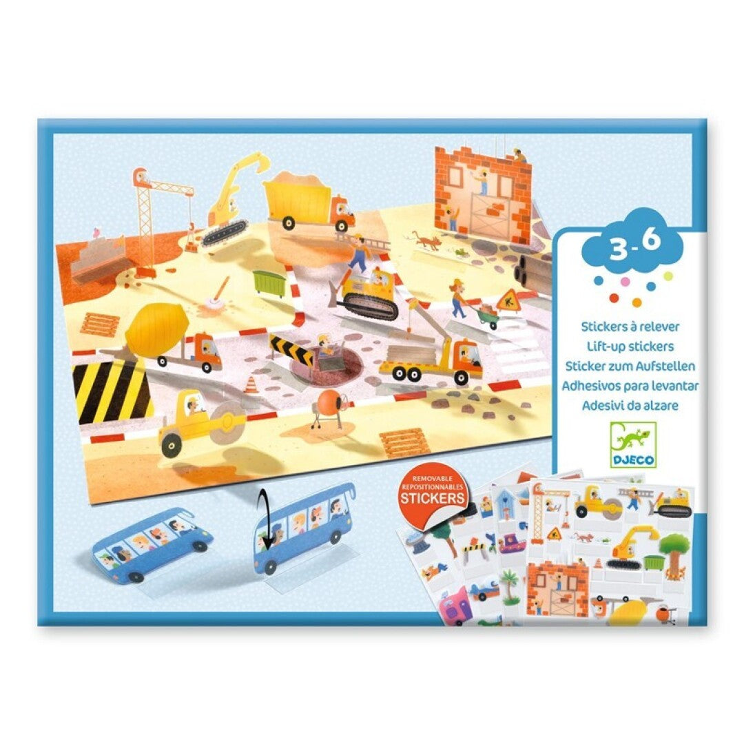 Pegatinas reposicionables Vehículos – Pegatinas infantiles – Kulturdenda