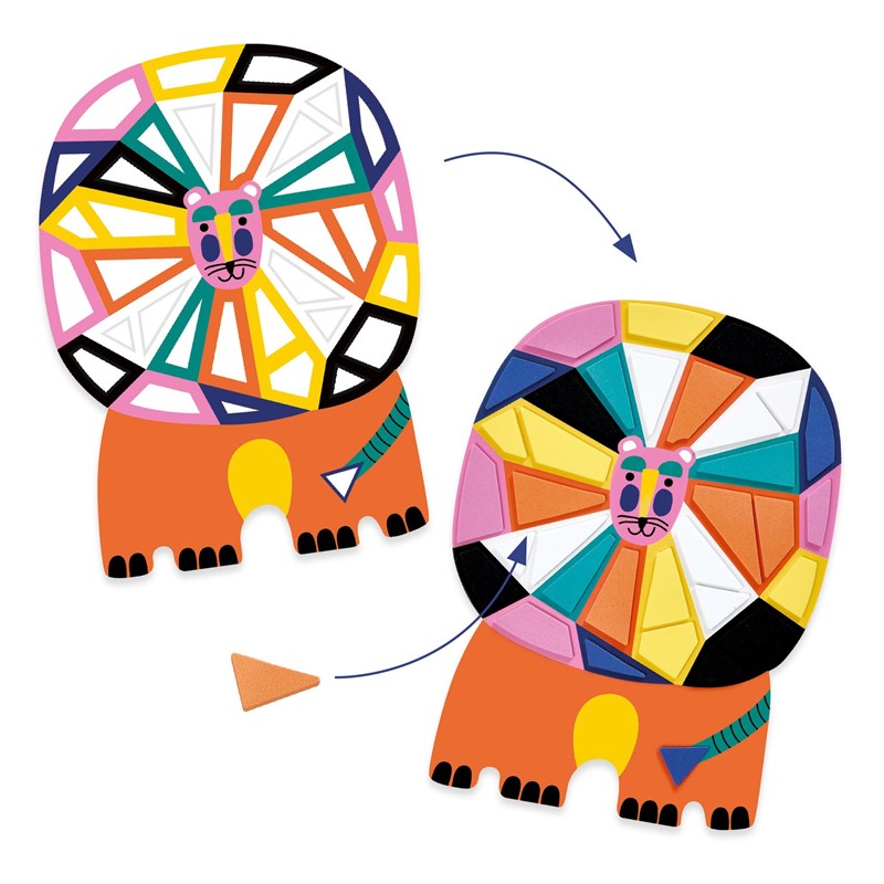 Collage África – Kit de collage infantil – Kulturdenda