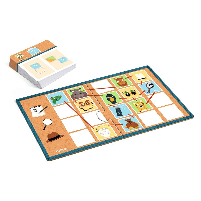 Juego Sológico Detective – Juego de Lógica y Deducción para Niños (40 Retos)