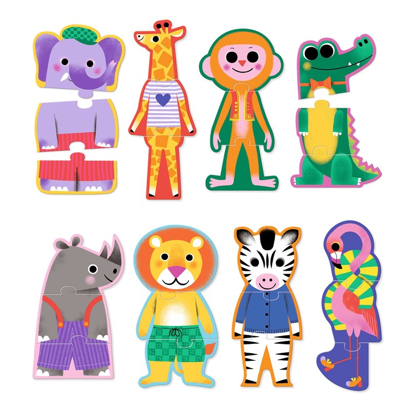 Puzzle Trio Savana – Puzzle educativo infantil – Kulturdenda