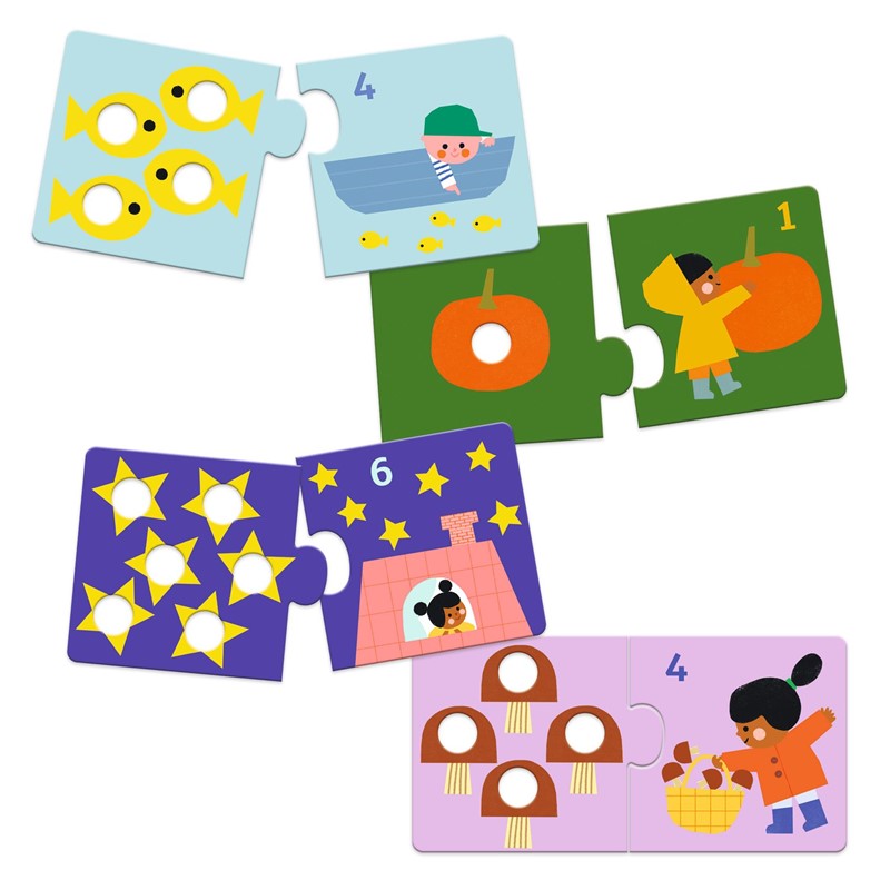 Puzzle Duo Primeras cifras – Juego educativo infantil de números