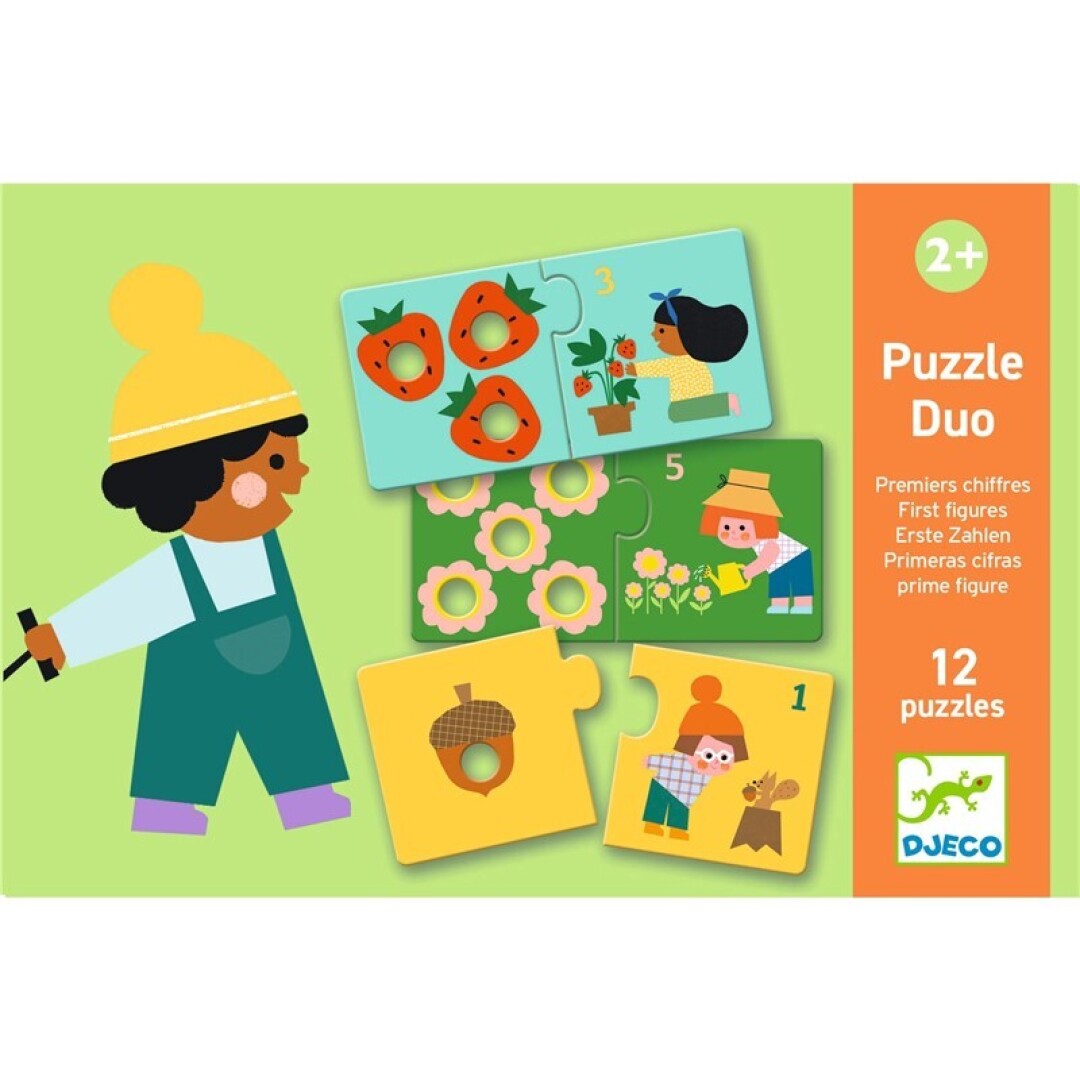 Puzzle Duo Primeras cifras – Juego educativo infantil de números