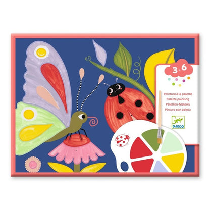 Pintura con paleta Los bichitos – Kit de pintura infantil – Kulturdenda