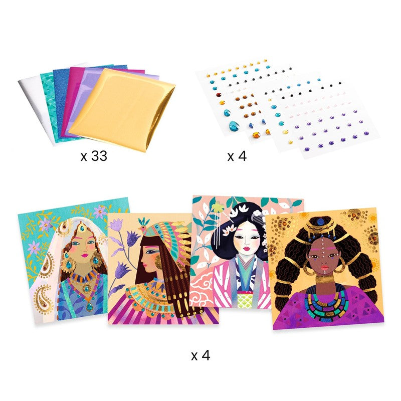Cuadros de metal Joyas preciosas – Kit creativo infantil – Kulturdenda