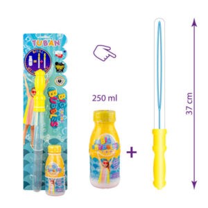 Espada de burbujas Tuban con recarga 250 ml – Pompas de jabón – Kulturdenda
